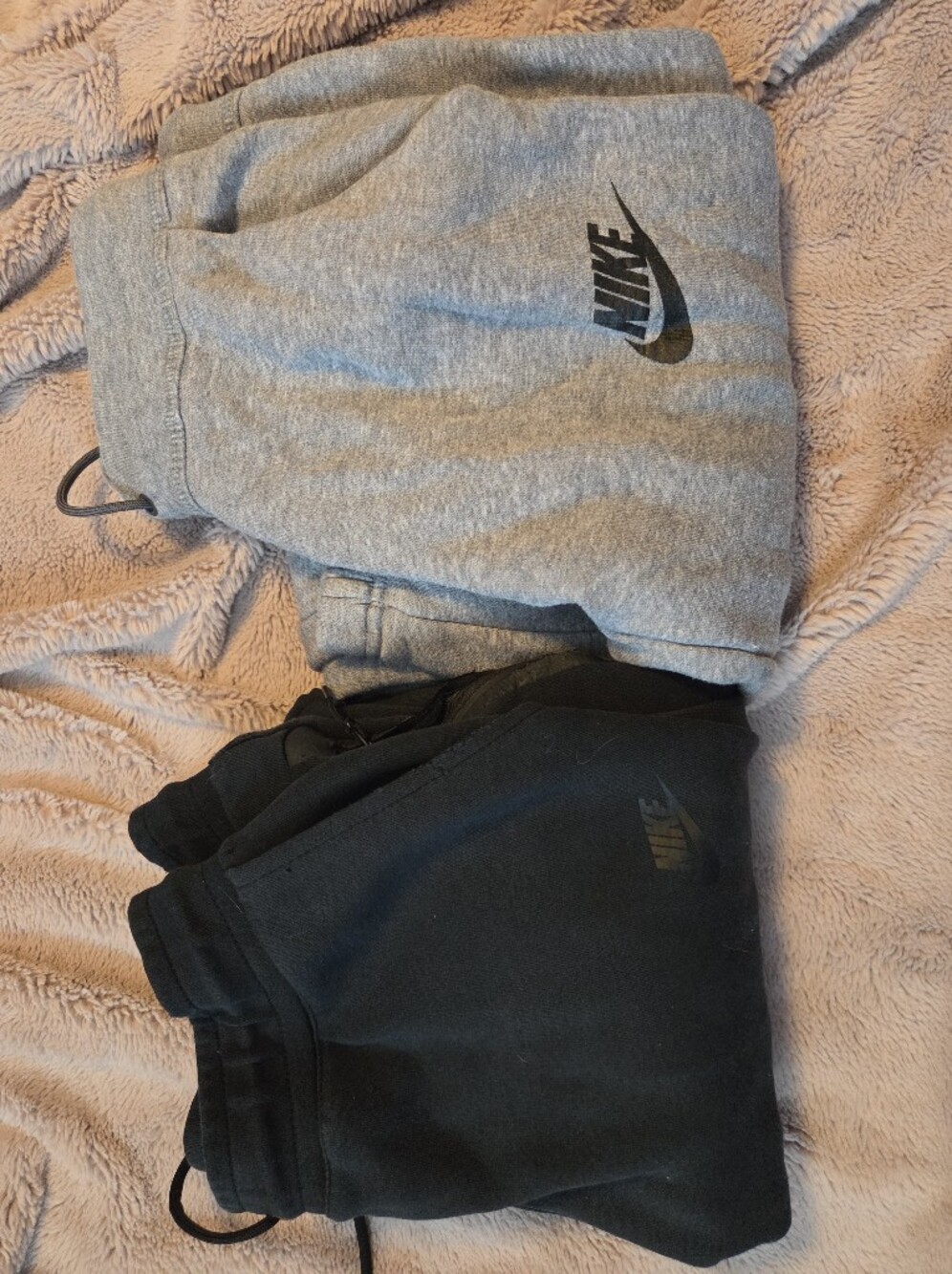 Nike Mens Sweatpants Duo — Black & Gray Joggers